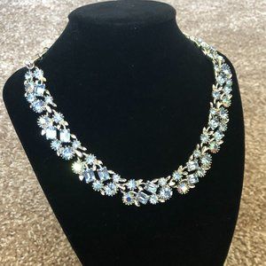 Blue and Silver Sparkly Necklace